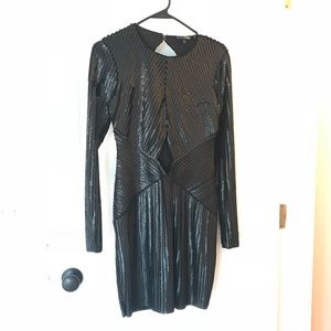 Express black sequin dress, size 6